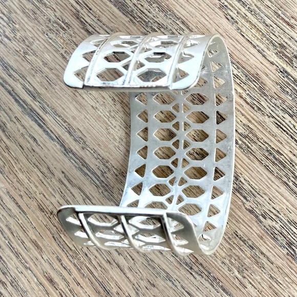 Stella & Dot Plait Cuff - Silver - Picture 4 of 6